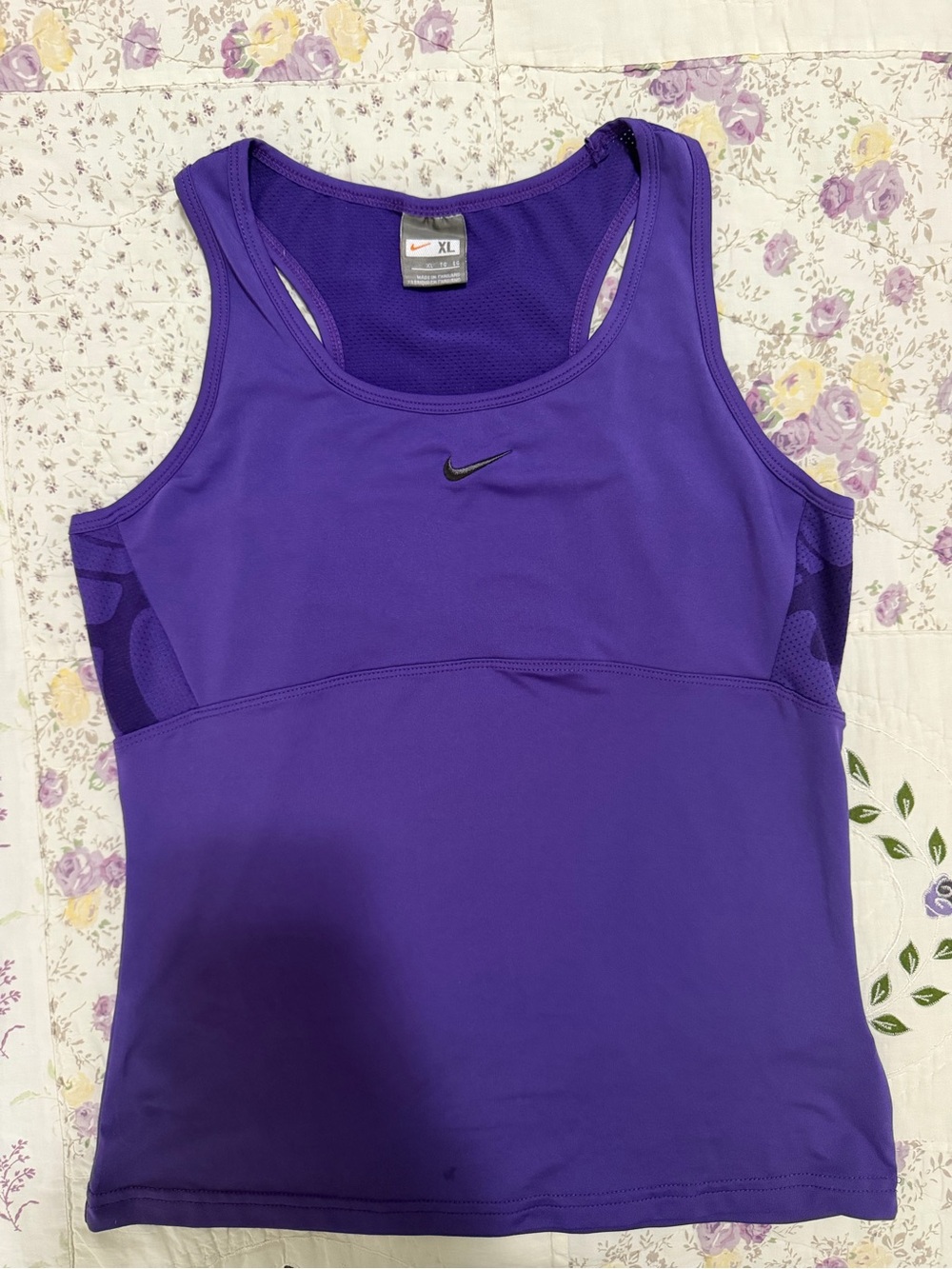 Nike Purple Racerback Performance Tank Top - Picture 2 of 5